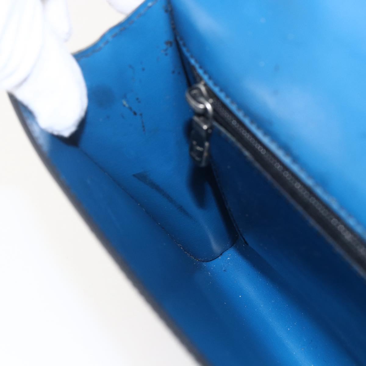 LOUIS VUITTON Epi Pochette Arche Shoulder Bag Blue M52575 LV Auth ar13863