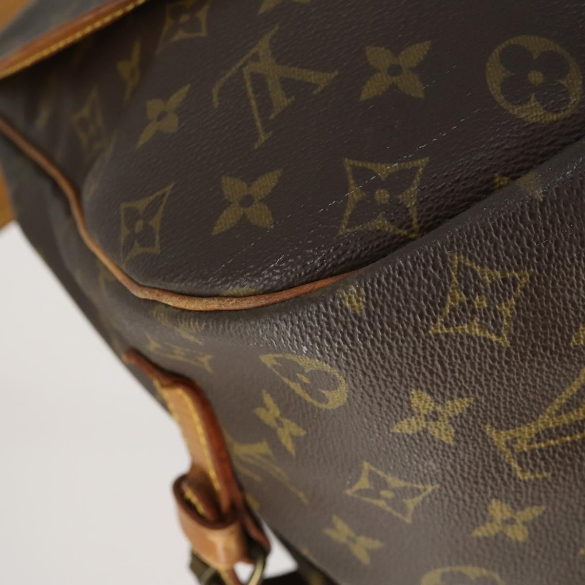 LOUIS VUITTON Monogram Saumur 35 Shoulder Bag M42254 LV Auth ar13864