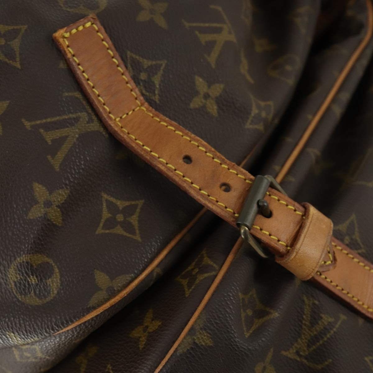 LOUIS VUITTON Monogram Saumur 35 Shoulder Bag M42254 LV Auth ar13864