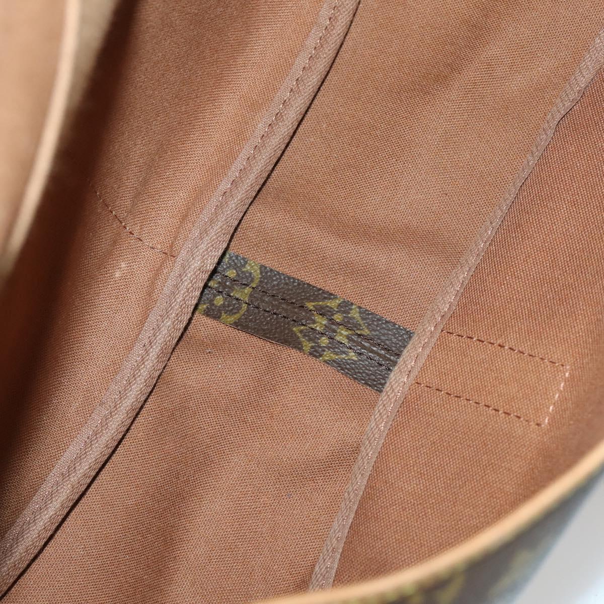LOUIS VUITTON Monogram Saumur 35 Shoulder Bag M42254 LV Auth ar13864