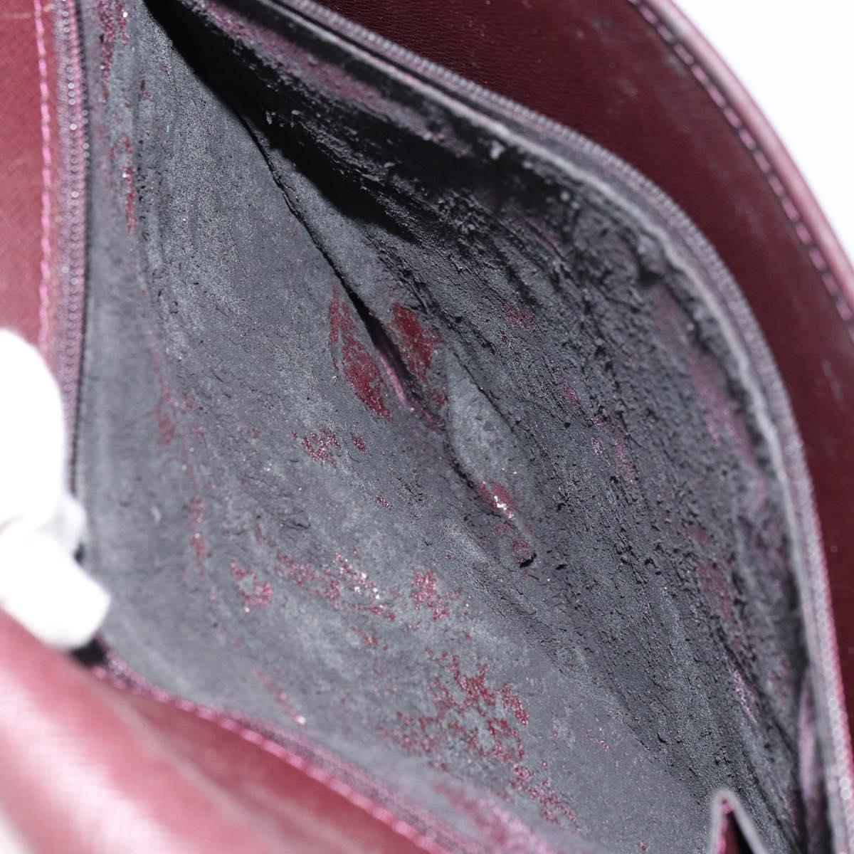 LOUIS VUITTON Taiga Golf Cup 1997 Japan Volga Briefcase Acajou LV Auth ar13870