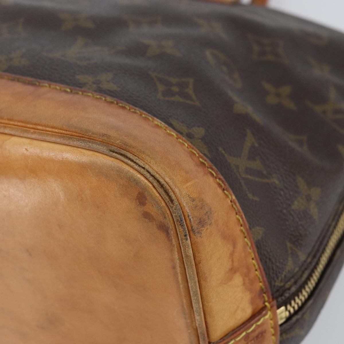 LOUIS VUITTON Monogram Alma Hand Bag M51130 LV Auth ar13882