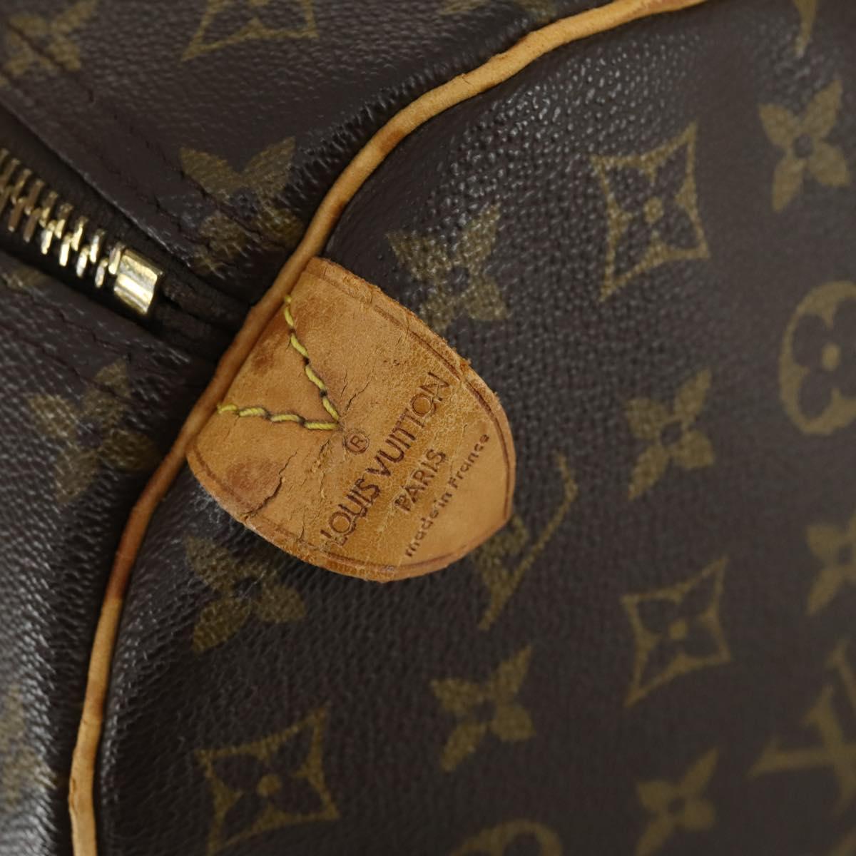 LOUIS VUITTON Monogram Keepall 60 Boston Bag M41422 LV Auth ar13883