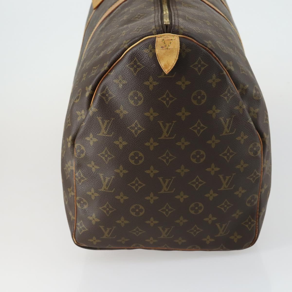 LOUIS VUITTON Monogram Keepall 60 Boston Bag M41422 LV Auth ar13883