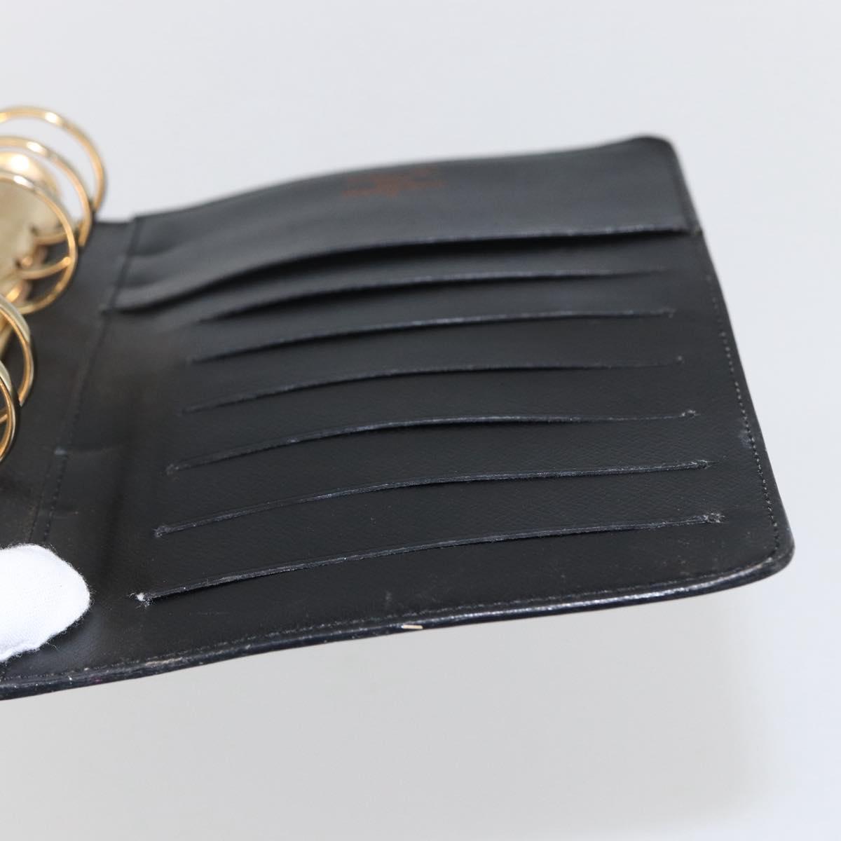 LOUIS VUITTON Epi Agenda MM Day Planner Cover Black R20042 LV Auth ar13887