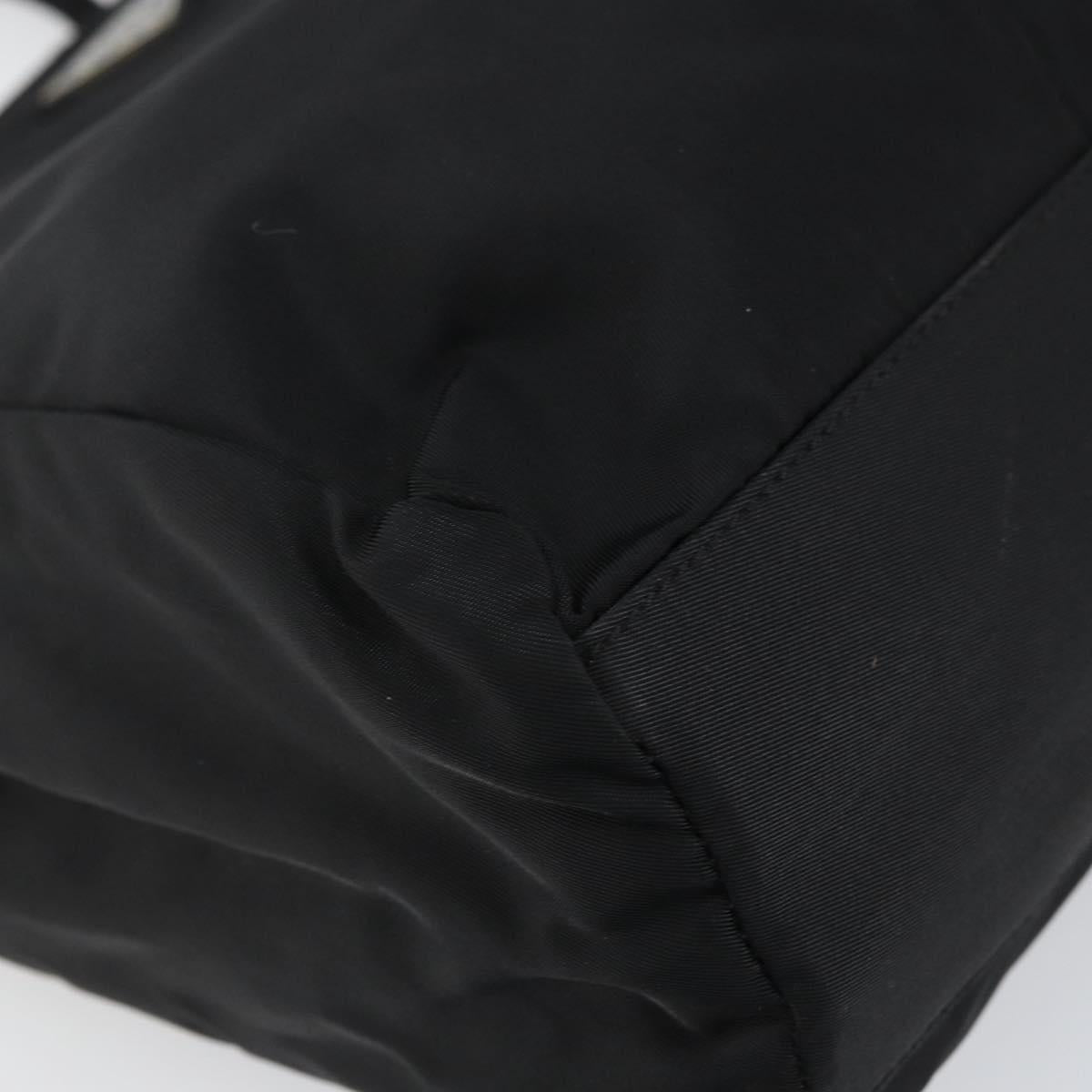PRADA Hand Bag Nylon Black Auth ar13903