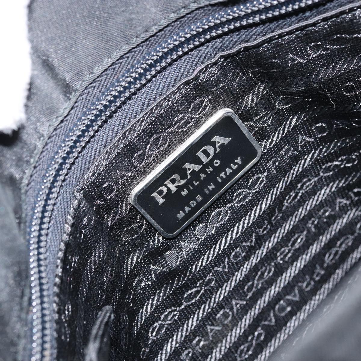 PRADA Hand Bag Nylon Black Auth ar13903