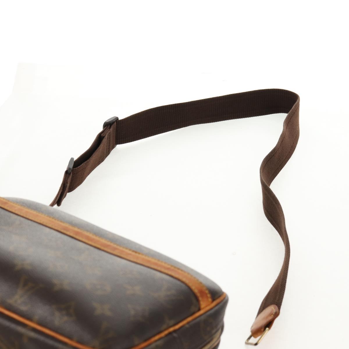 LOUIS VUITTON Monogram Reporter PM Shoulder Bag M45254 LV Auth ar13905