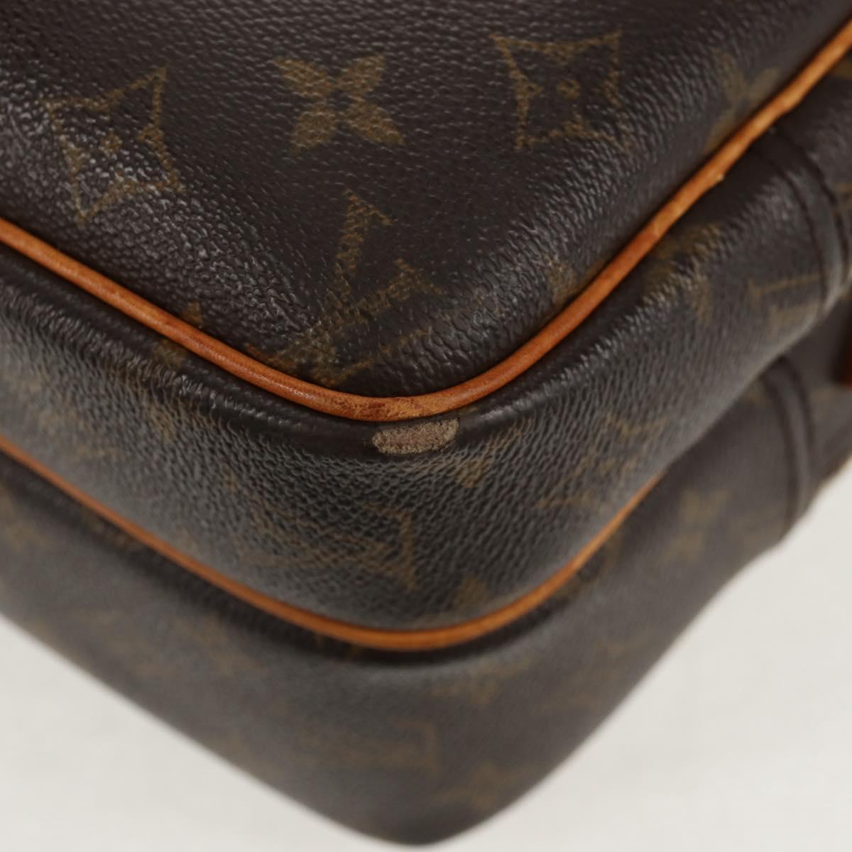 LOUIS VUITTON Monogram Reporter PM Shoulder Bag M45254 LV Auth ar13905