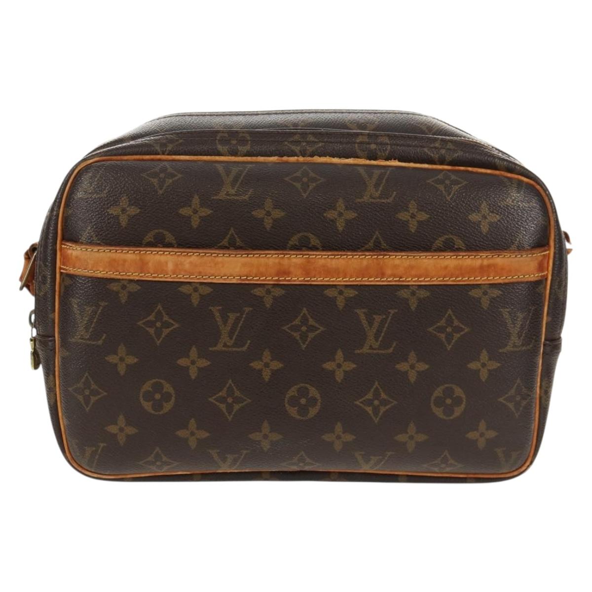 LOUIS VUITTON Monogram Reporter PM Shoulder Bag M45254 LV Auth ar13905