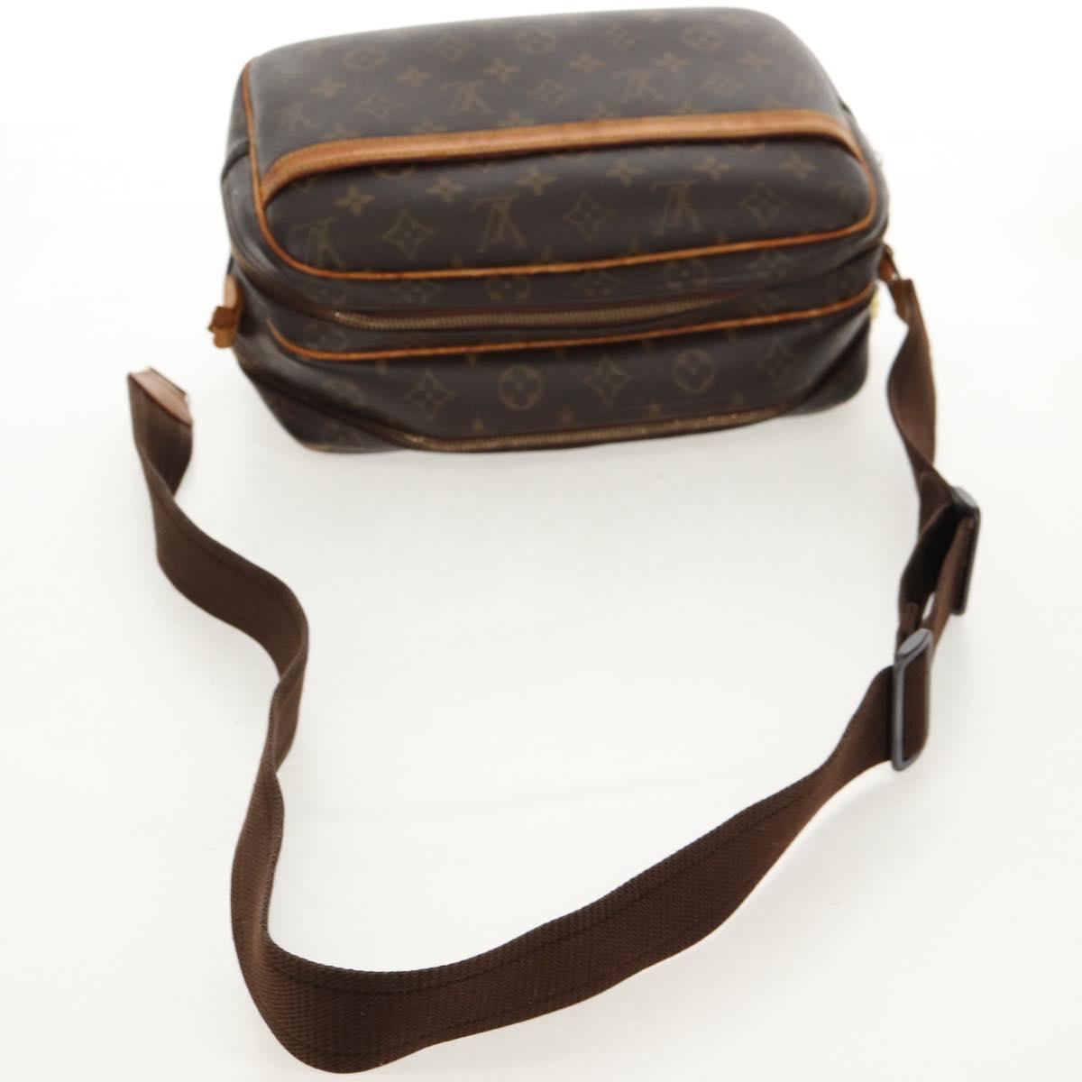 LOUIS VUITTON Monogram Reporter PM Shoulder Bag M45254 LV Auth ar13905