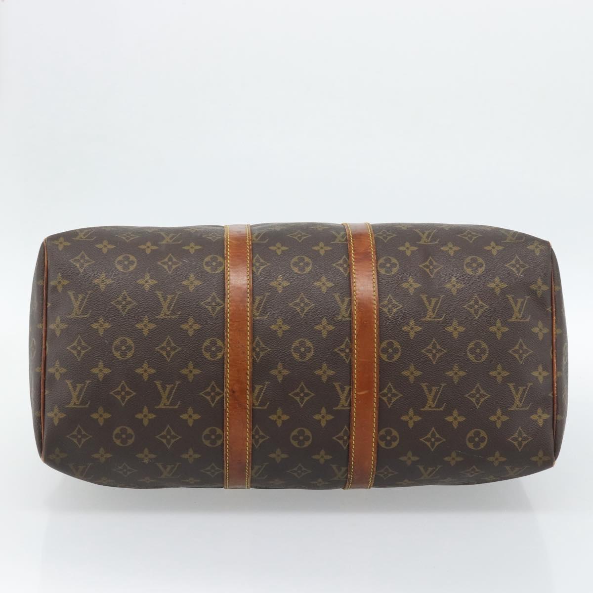 LOUIS VUITTON Monogram Keepall 45 Boston Bag M41428 LV Auth ar13921