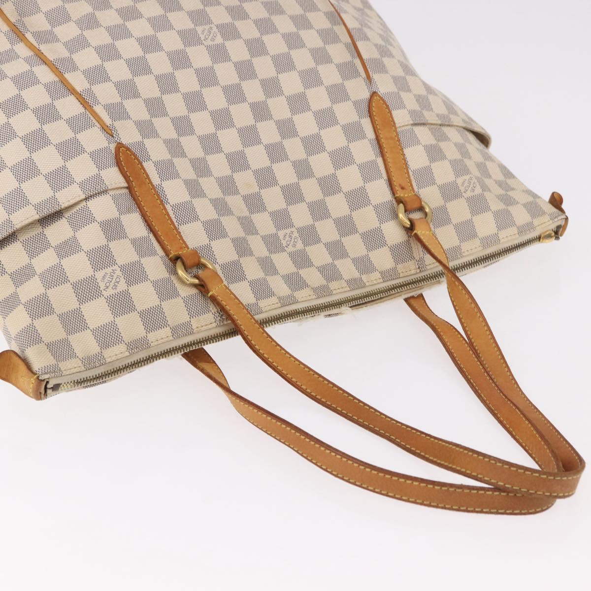 LOUIS VUITTON Damier Azur Totally GM Tote Bag N51263 LV Auth ar13924
