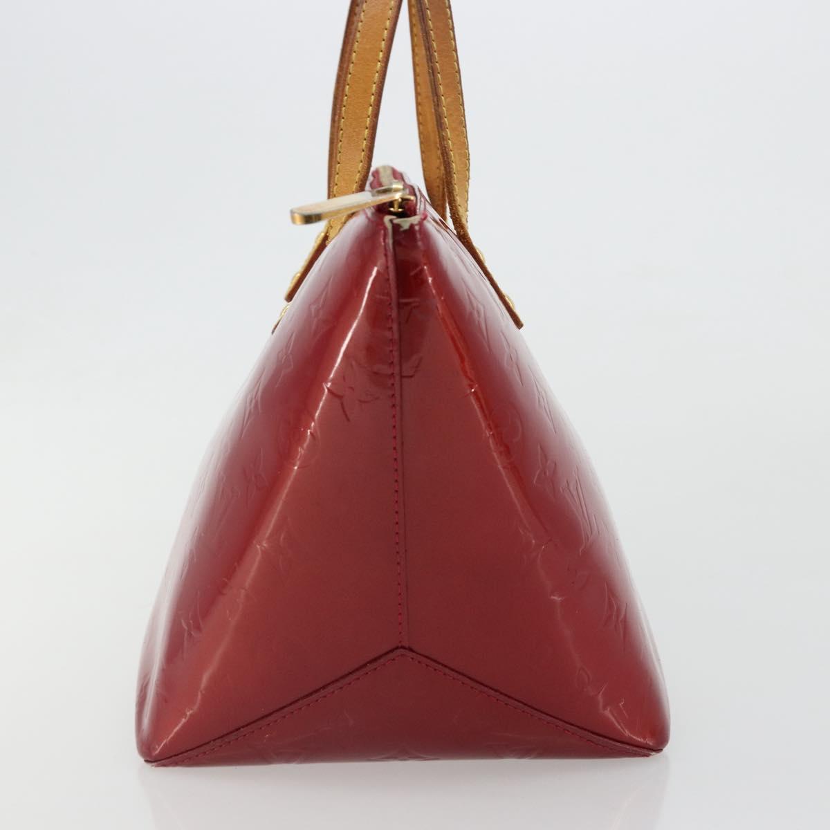 LOUIS VUITTON Monogram Vernis Bellevue PM Bag Pomme D'amour M93583 Auth ar13938