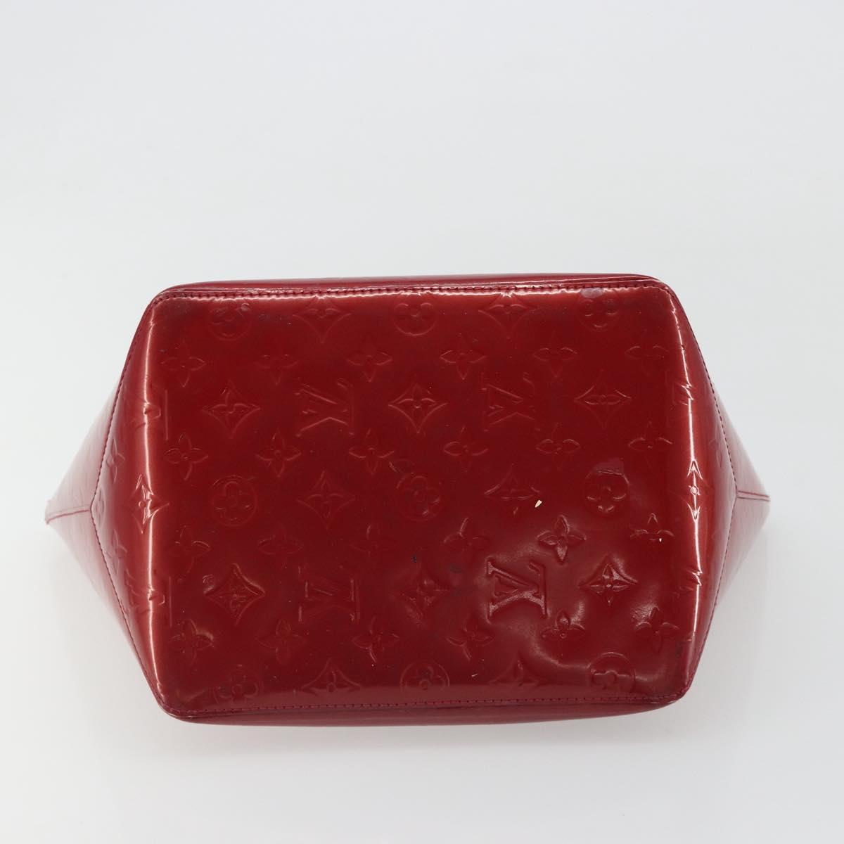 LOUIS VUITTON Monogram Vernis Bellevue PM Bag Pomme D'amour M93583 Auth ar13938
