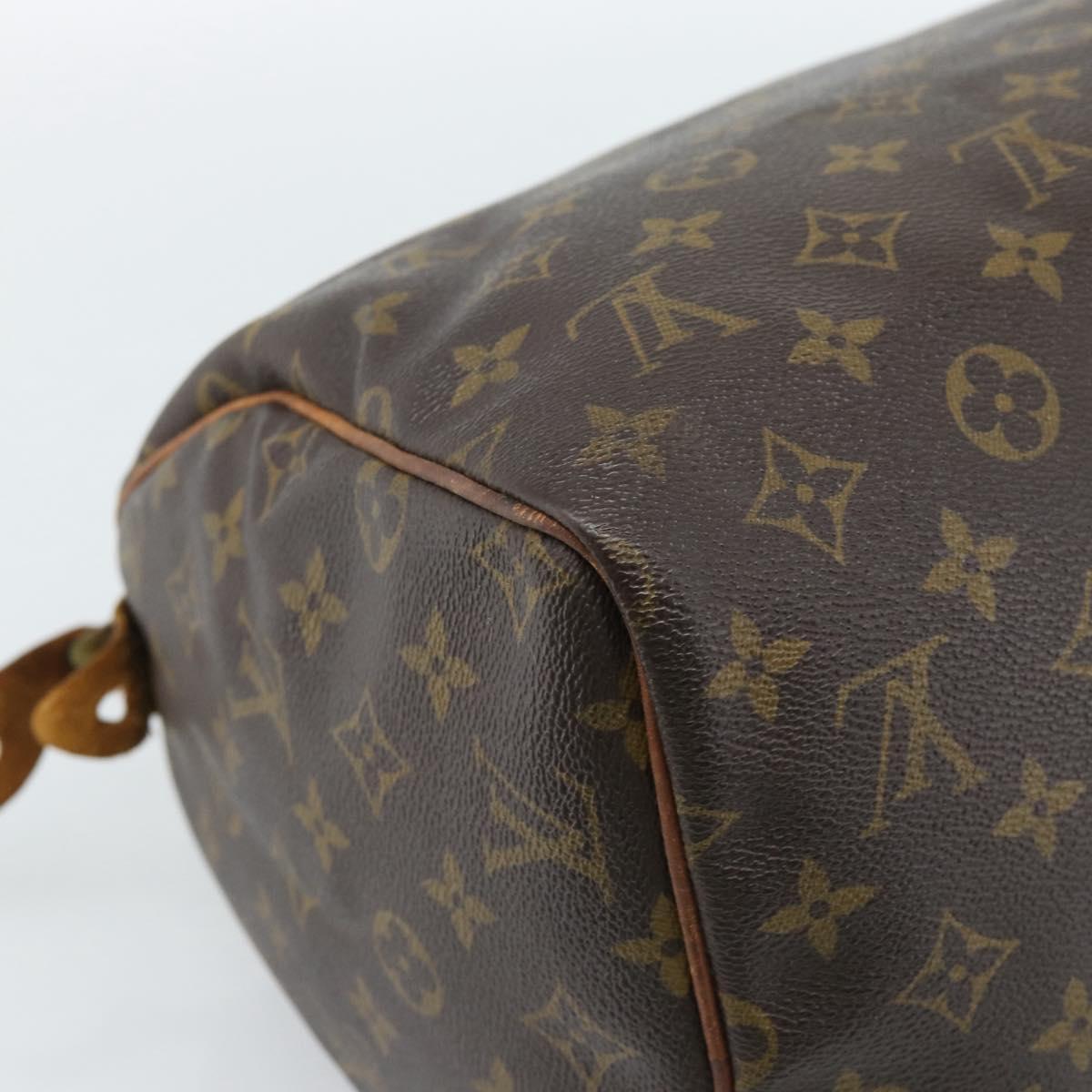 LOUIS VUITTON Monogram Speedy 30 Hand Bag M41526 LV Auth ar13956