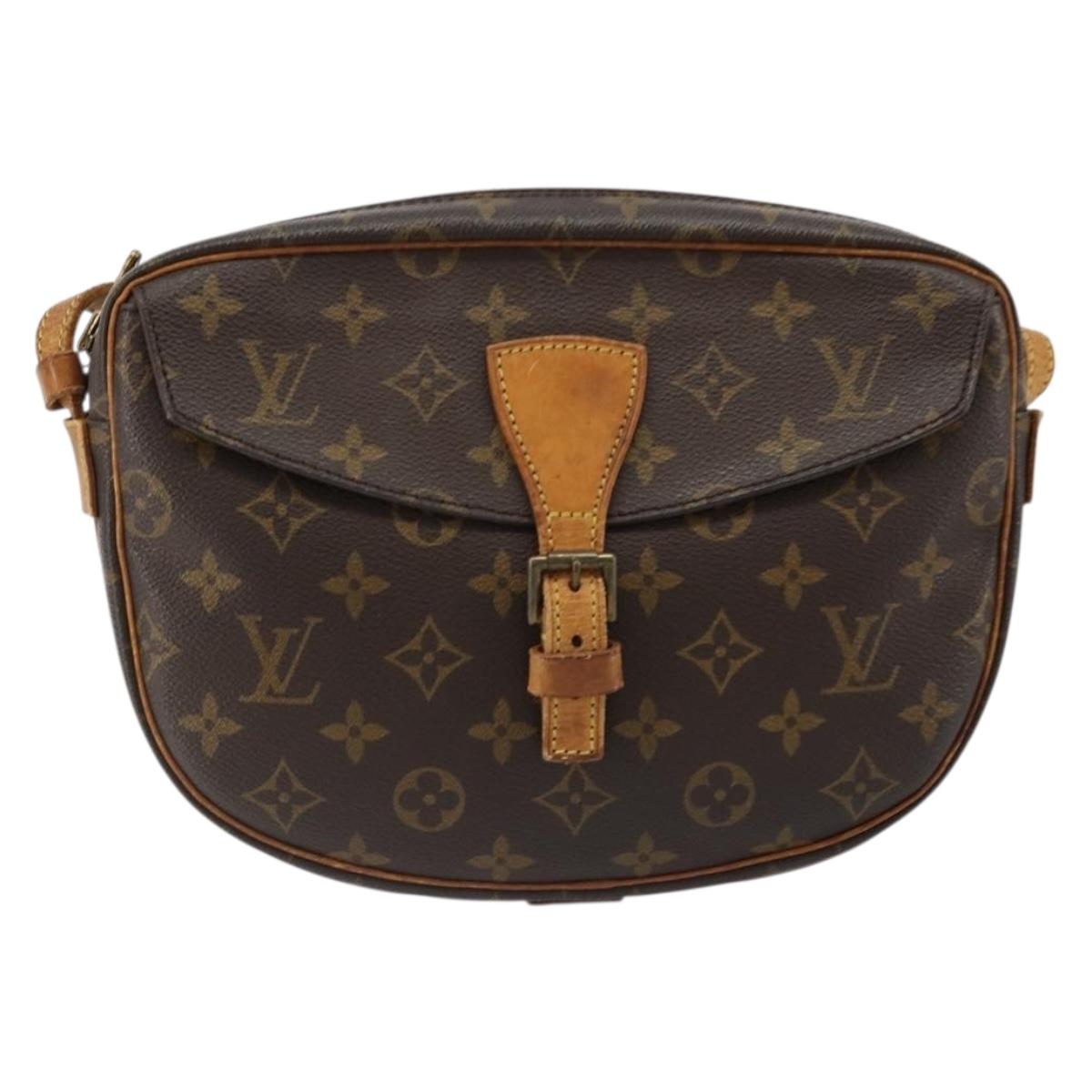 LOUIS VUITTON Monogram Jeune Fille MM Shoulder Bag M51226 LV Auth ar13957