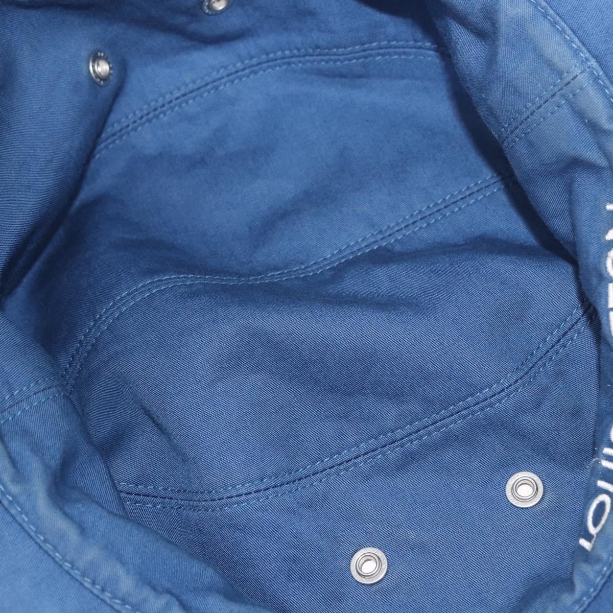 LOUIS VUITTON Monogram Denim Bucket hat Hat Blue LV Auth ar13961A