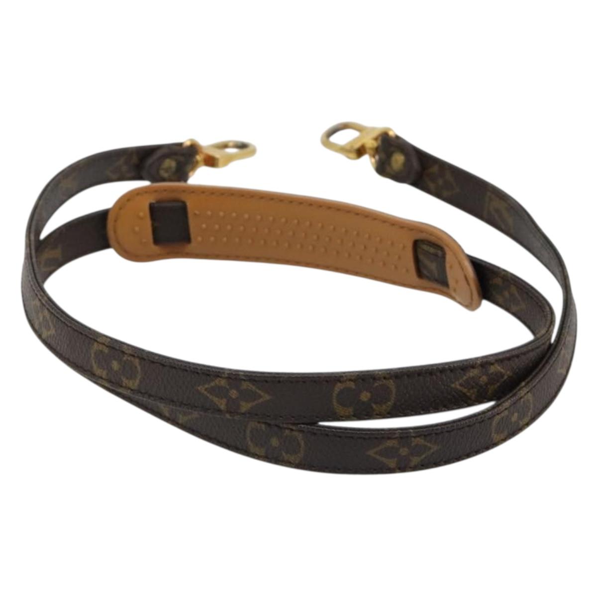 LOUIS VUITTON Monogram Shoulder Strap 45.7"" LV Auth ar13969