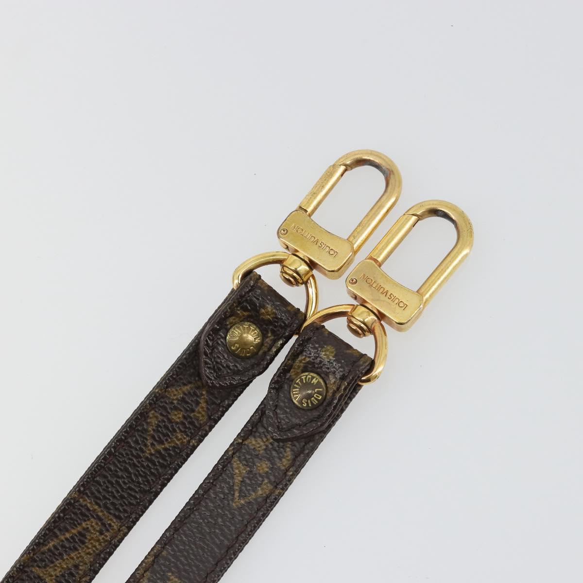 LOUIS VUITTON Monogram Shoulder Strap 45.7"" LV Auth ar13969