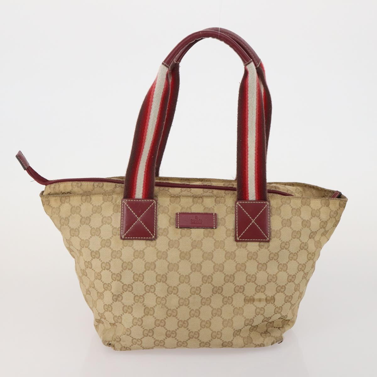 Salvatore Ferragamo Gucci GG Canvas Sherry Line Bag Nylon 2 Set Auth ar13970