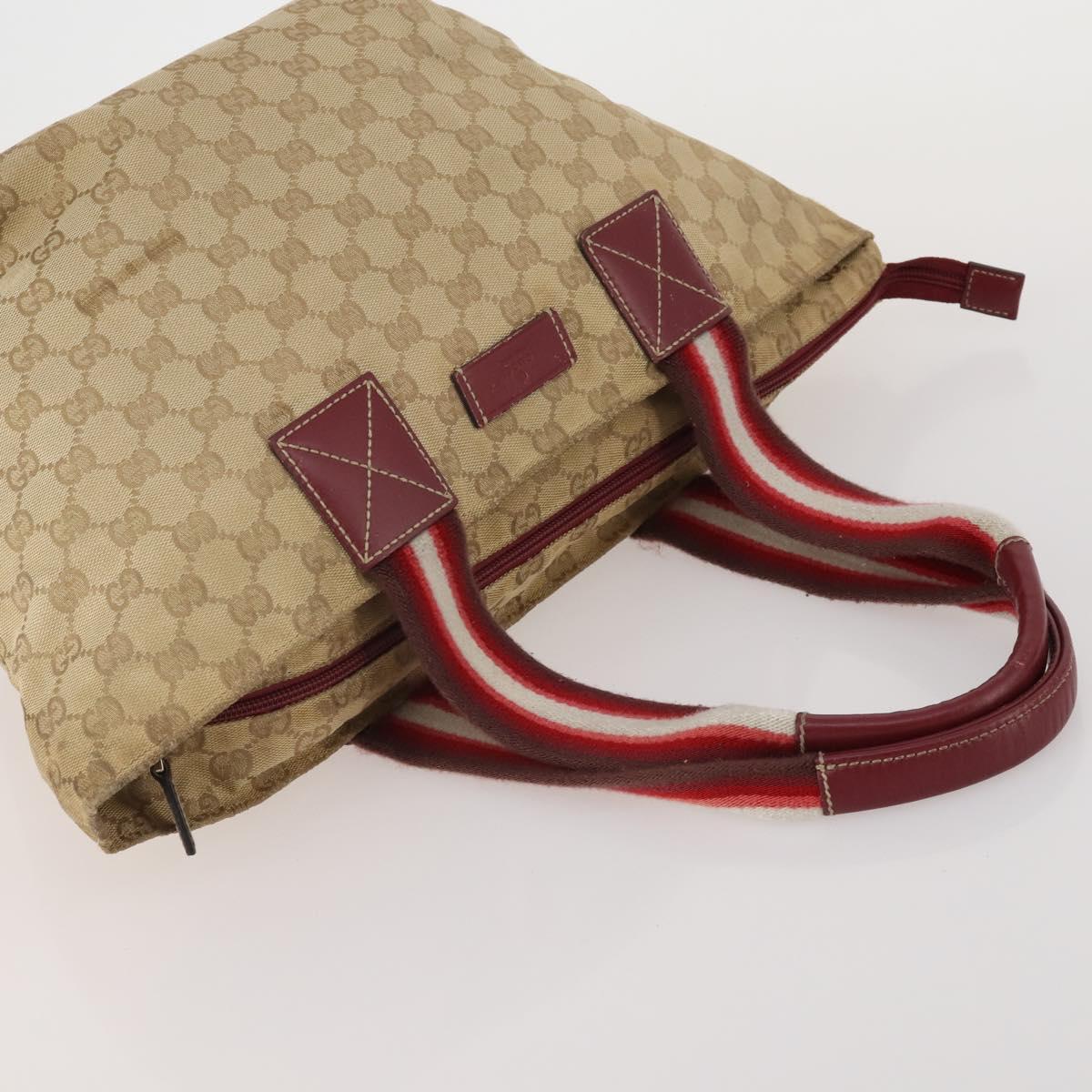 Salvatore Ferragamo Gucci GG Canvas Sherry Line Bag Nylon 2 Set Auth ar13970