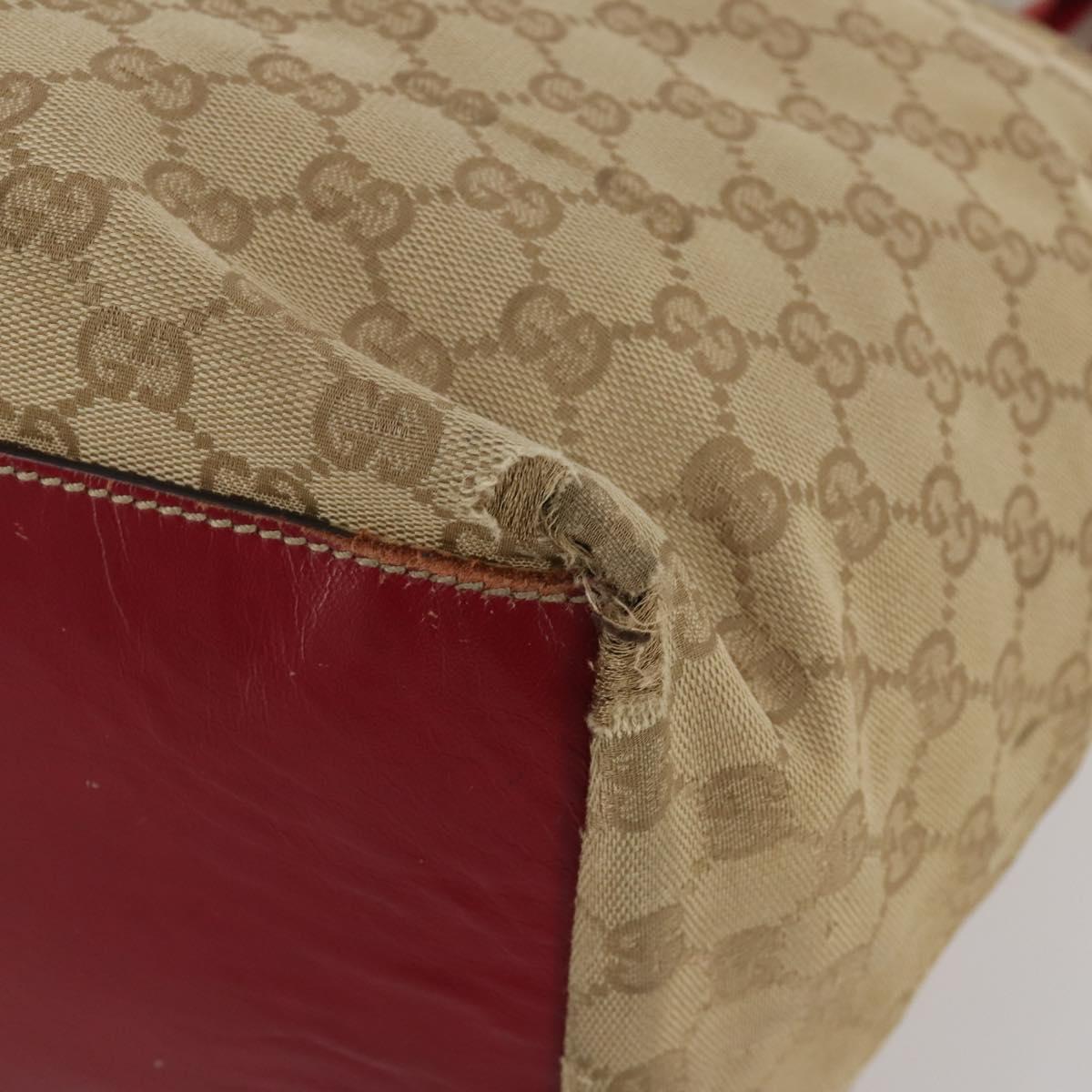 Salvatore Ferragamo Gucci GG Canvas Sherry Line Bag Nylon 2 Set Auth ar13970