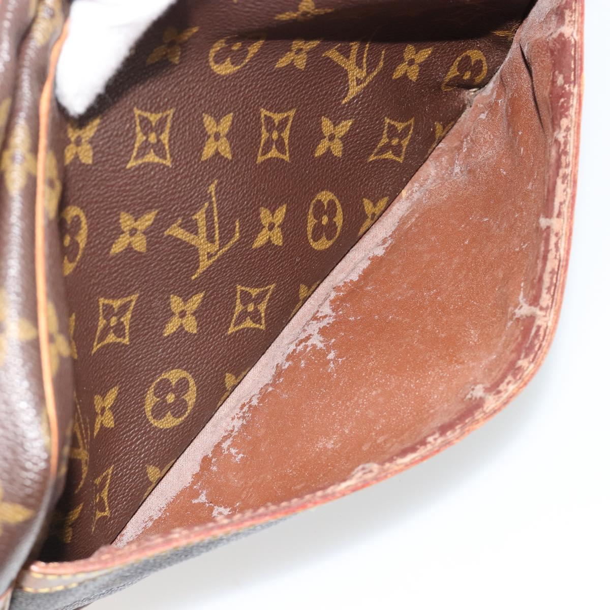 LOUIS VUITTON Monogram Compiegne 28 Clutch Bag M51845 LV Auth ar13971