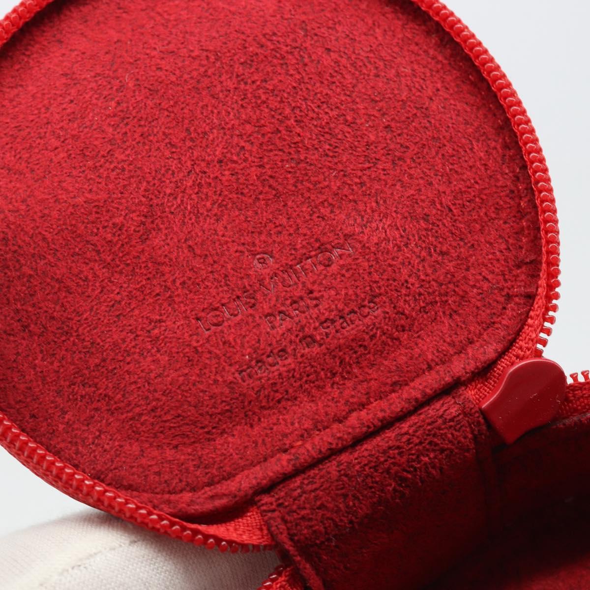 LOUIS VUITTON Epi Ecrin Bijou 8 Jewelry Box Red M48227 LV Auth ar13982