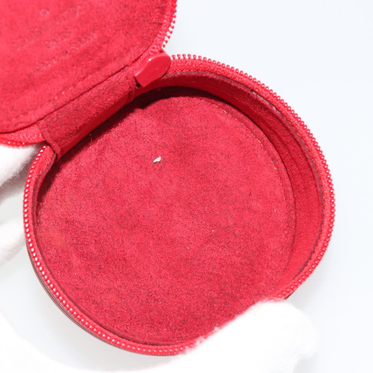 LOUIS VUITTON Epi Ecrin Bijou 8 Jewelry Box Red M48227 LV Auth ar13982
