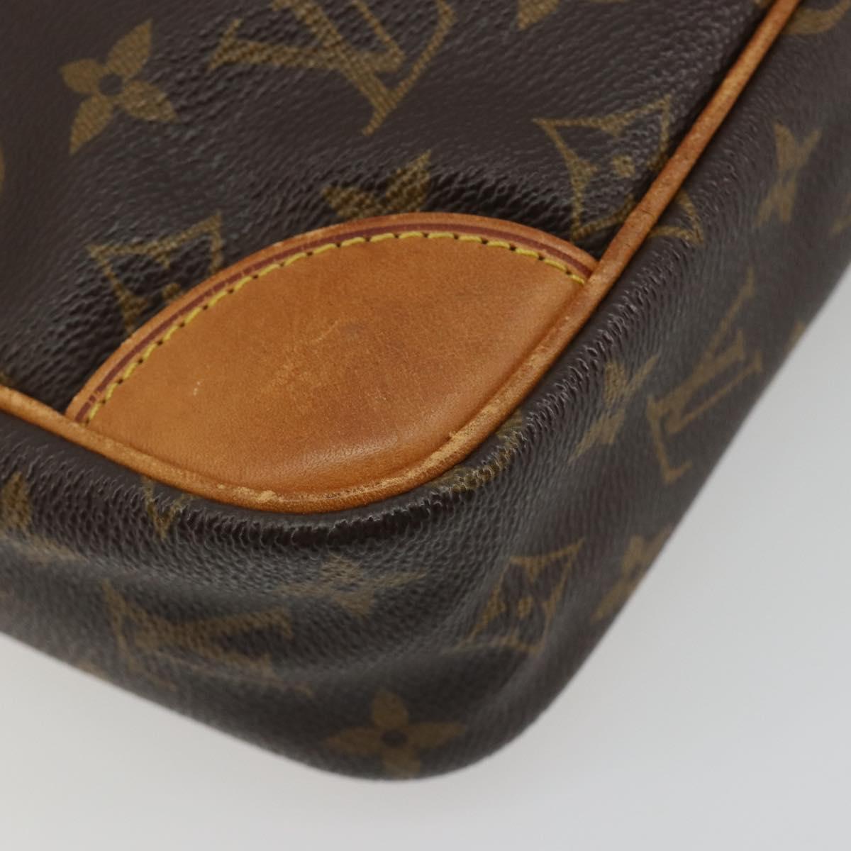 LOUIS VUITTON Monogram Compiegne 28 Clutch Bag M51845 LV Auth ar13985