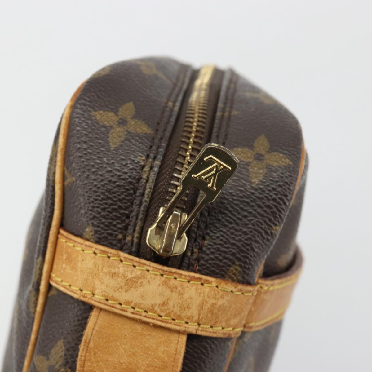 LOUIS VUITTON Monogram Compiegne 28 Clutch Bag M51845 LV Auth ar13985