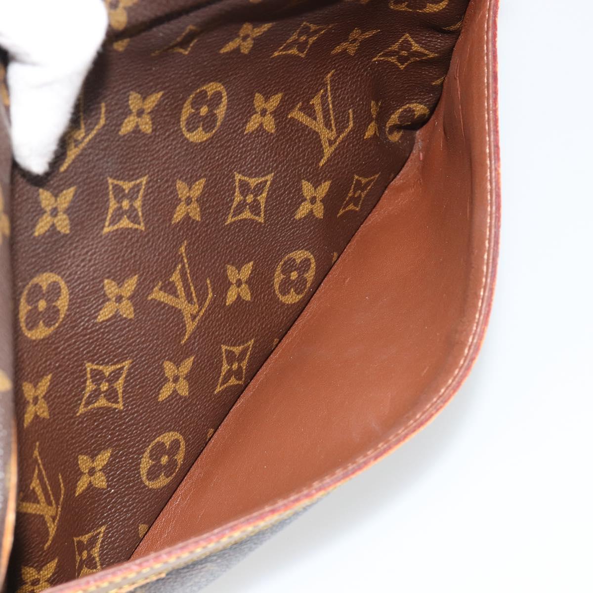 LOUIS VUITTON Monogram Compiegne 28 Clutch Bag M51845 LV Auth ar13985
