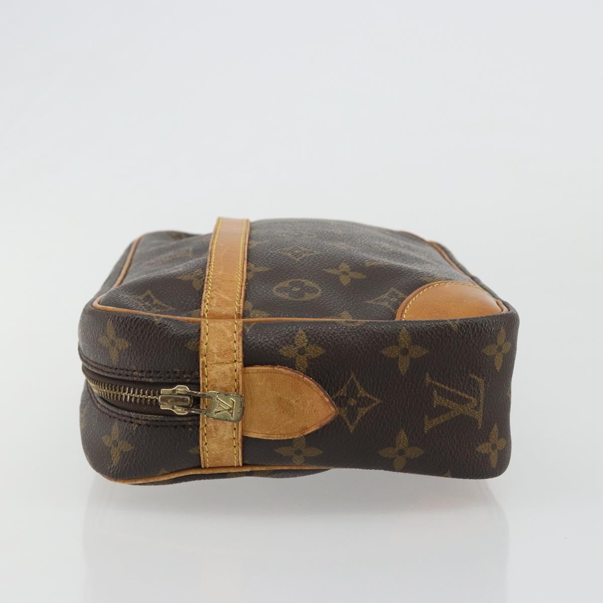 LOUIS VUITTON Monogram Compiegne 28 Clutch Bag M51845 LV Auth ar13985