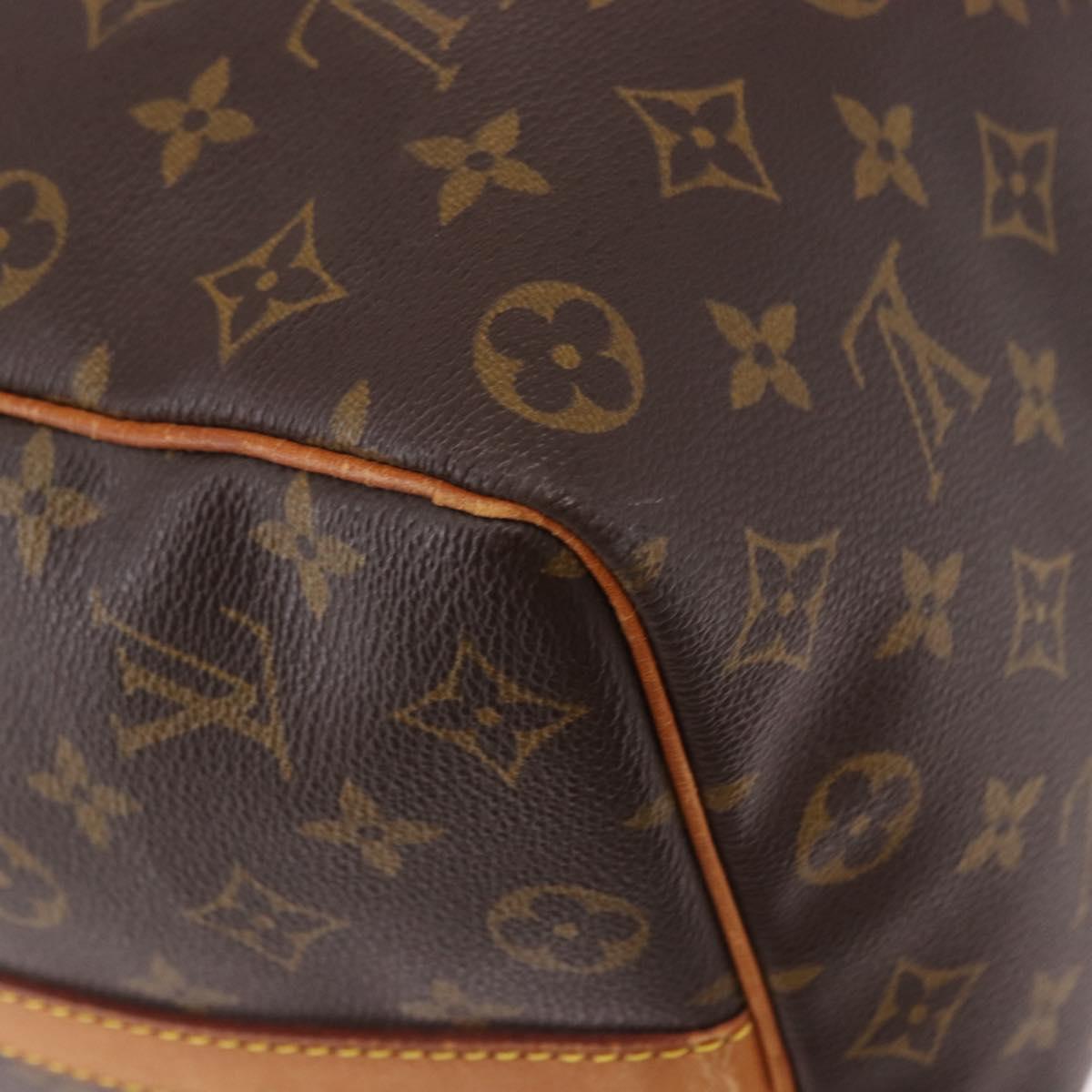 LOUIS VUITTON Monogram Keepall Bandouliere 50 Boston Bag M41416 LV Auth ar13990