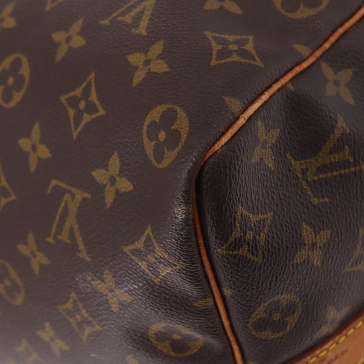LOUIS VUITTON Monogram Keepall Bandouliere 50 Boston Bag M41416 LV Auth ar13990