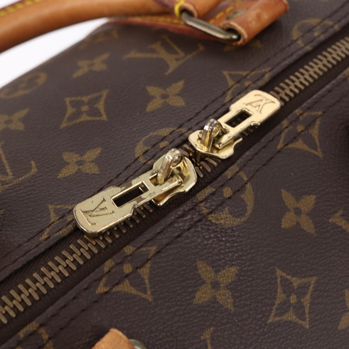 LOUIS VUITTON Monogram Keepall Bandouliere 50 Boston Bag M41416 LV Auth ar13990