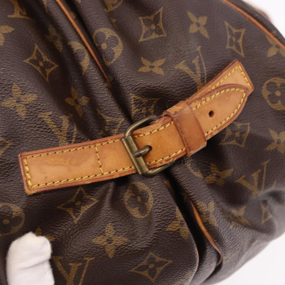 LOUIS VUITTON Monogram Saumur 35 Shoulder Bag M42254 LV Auth ar13991