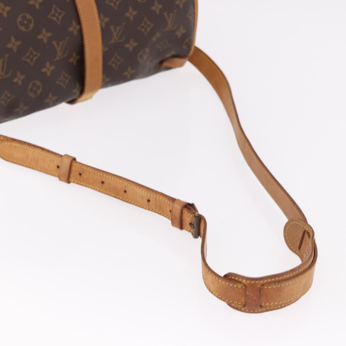LOUIS VUITTON Monogram Saumur 35 Shoulder Bag M42254 LV Auth ar13991