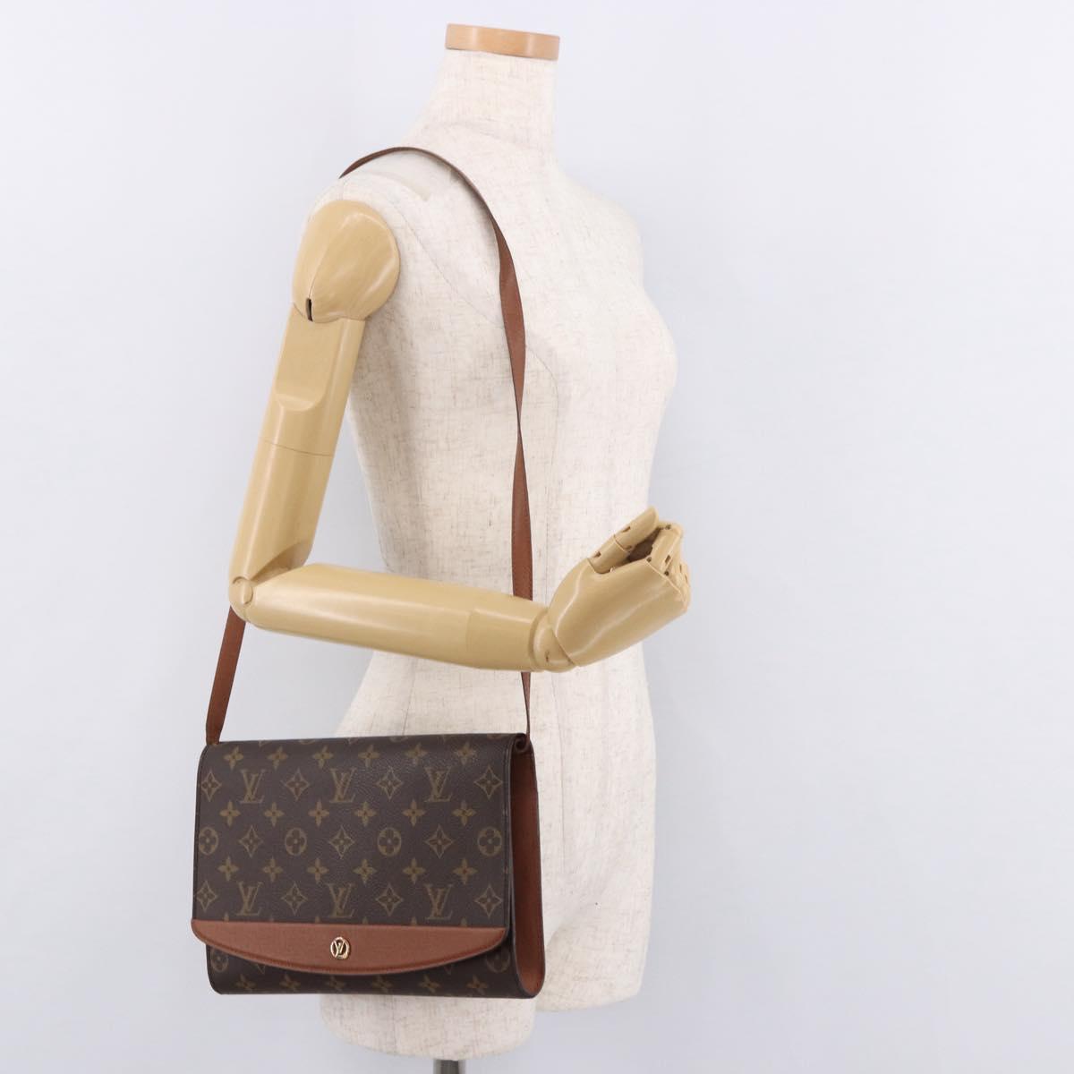 LOUIS VUITTON Monogram Bordeaux 27 Shoulder Bag M51797 LV Auth ar13998