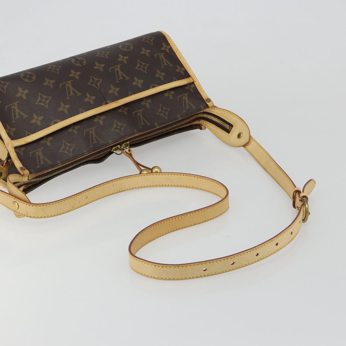 LOUIS VUITTON Monogram Popincourt Long Shoulder Bag M40008 LV Auth ar13999