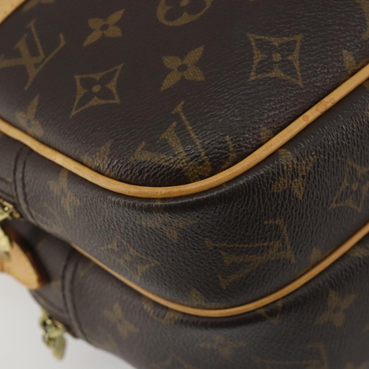 LOUIS VUITTON Monogram Reporter PM Shoulder Bag M45254 LV Auth ar14000