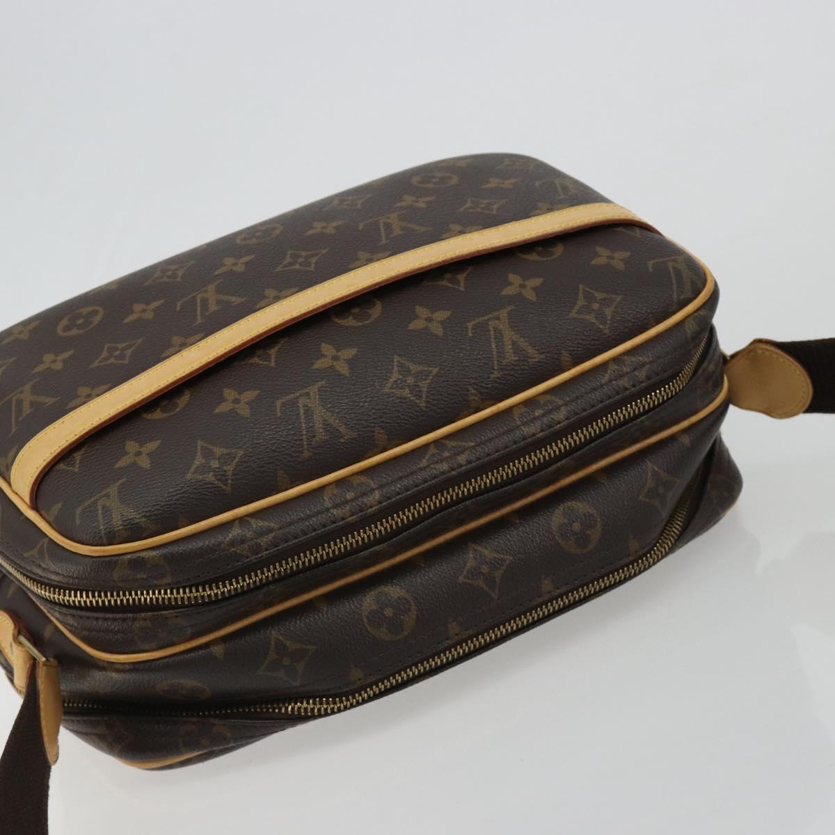 LOUIS VUITTON Monogram Reporter PM Shoulder Bag M45254 LV Auth ar14000
