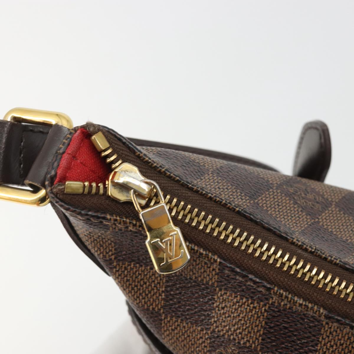 LOUIS VUITTON Damier Ebene Bloomsbury PM Shoulder Bag N42251 LV Auth ar14007