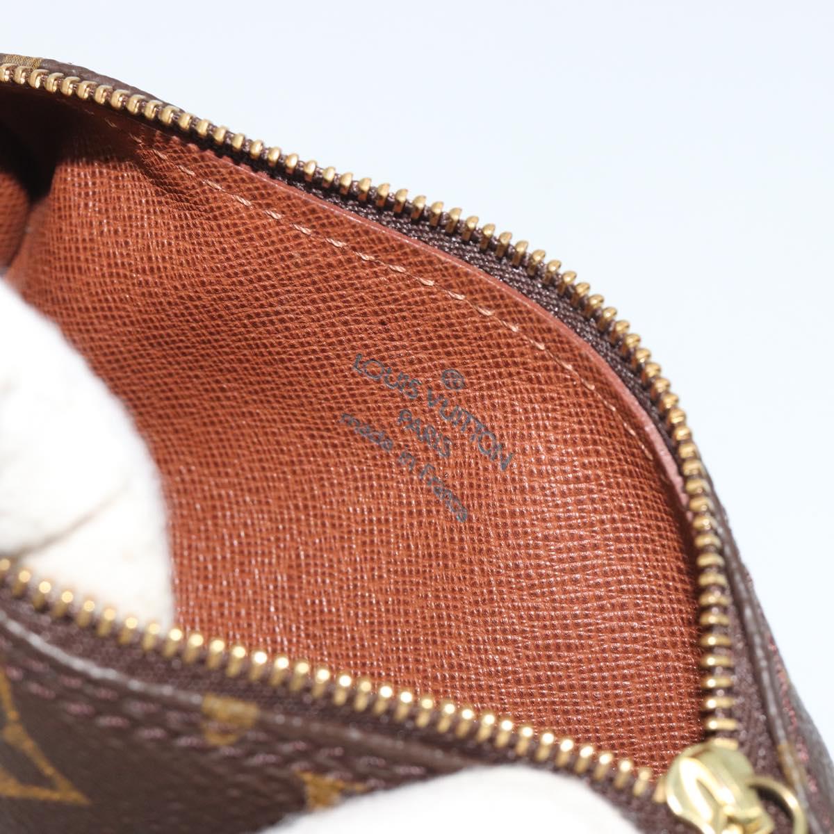 LOUIS VUITTON Monogram Papillon Pouch LV Auth ar14013