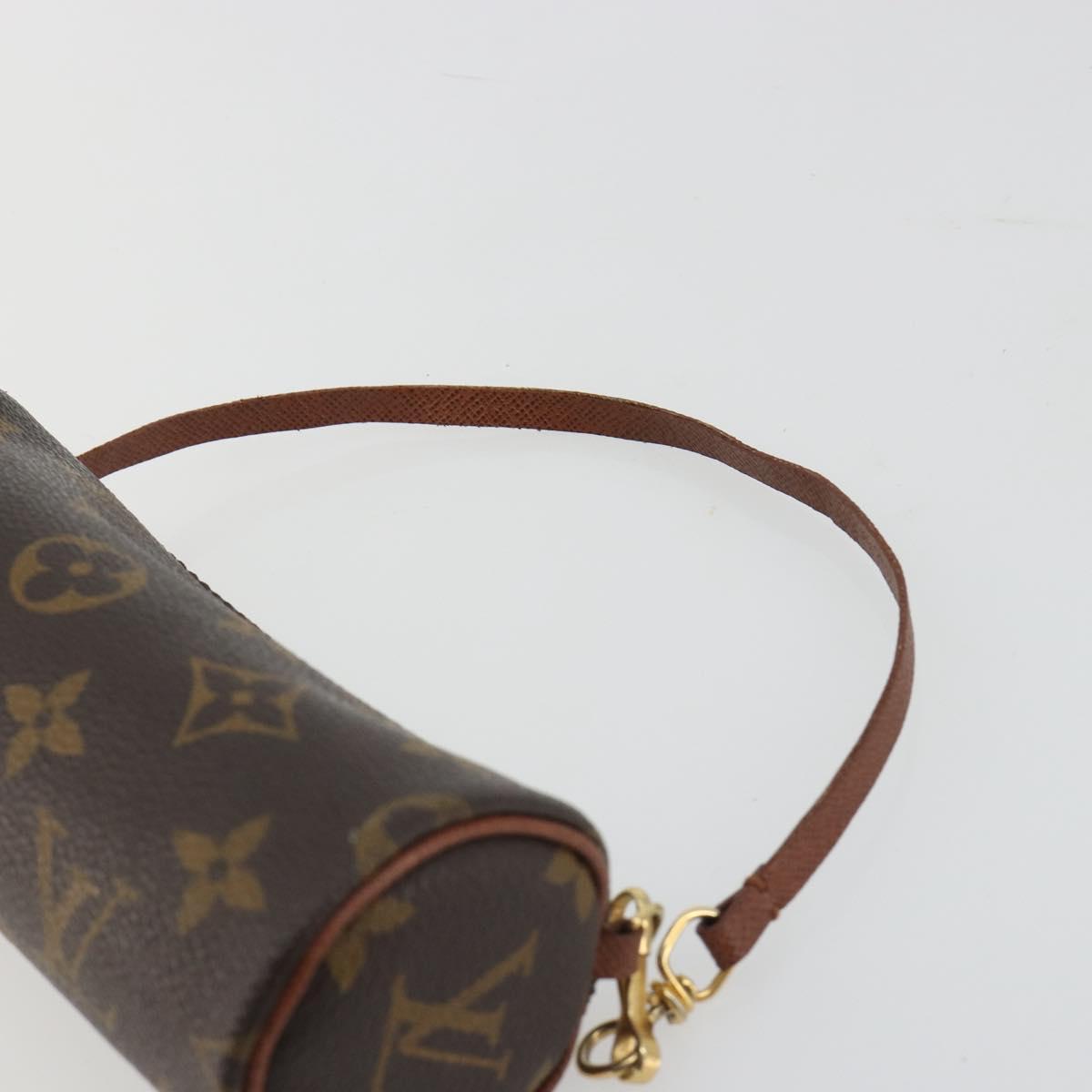 LOUIS VUITTON Monogram Papillon Pouch LV Auth ar14013