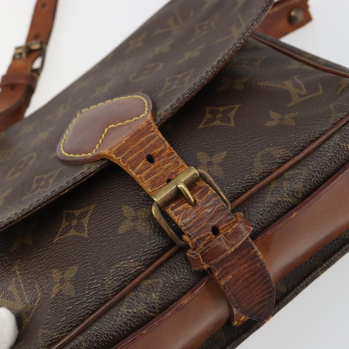 LOUIS VUITTON Monogram Cartouchiere MM Shoulder Bag M51253 LV Auth ar14014