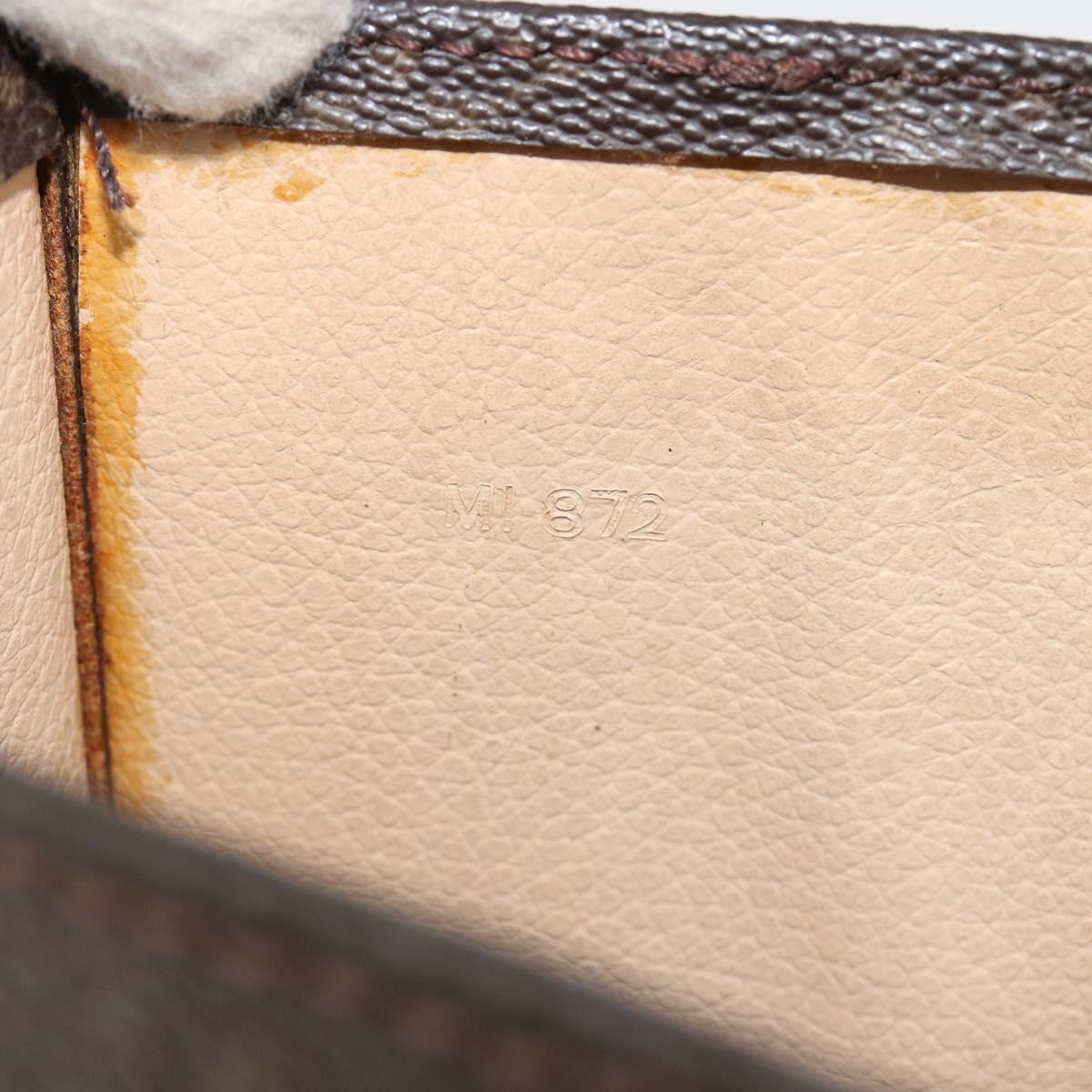 LOUIS VUITTON Monogram Sac Plat Hand Bag M51140 LV Auth ar14015