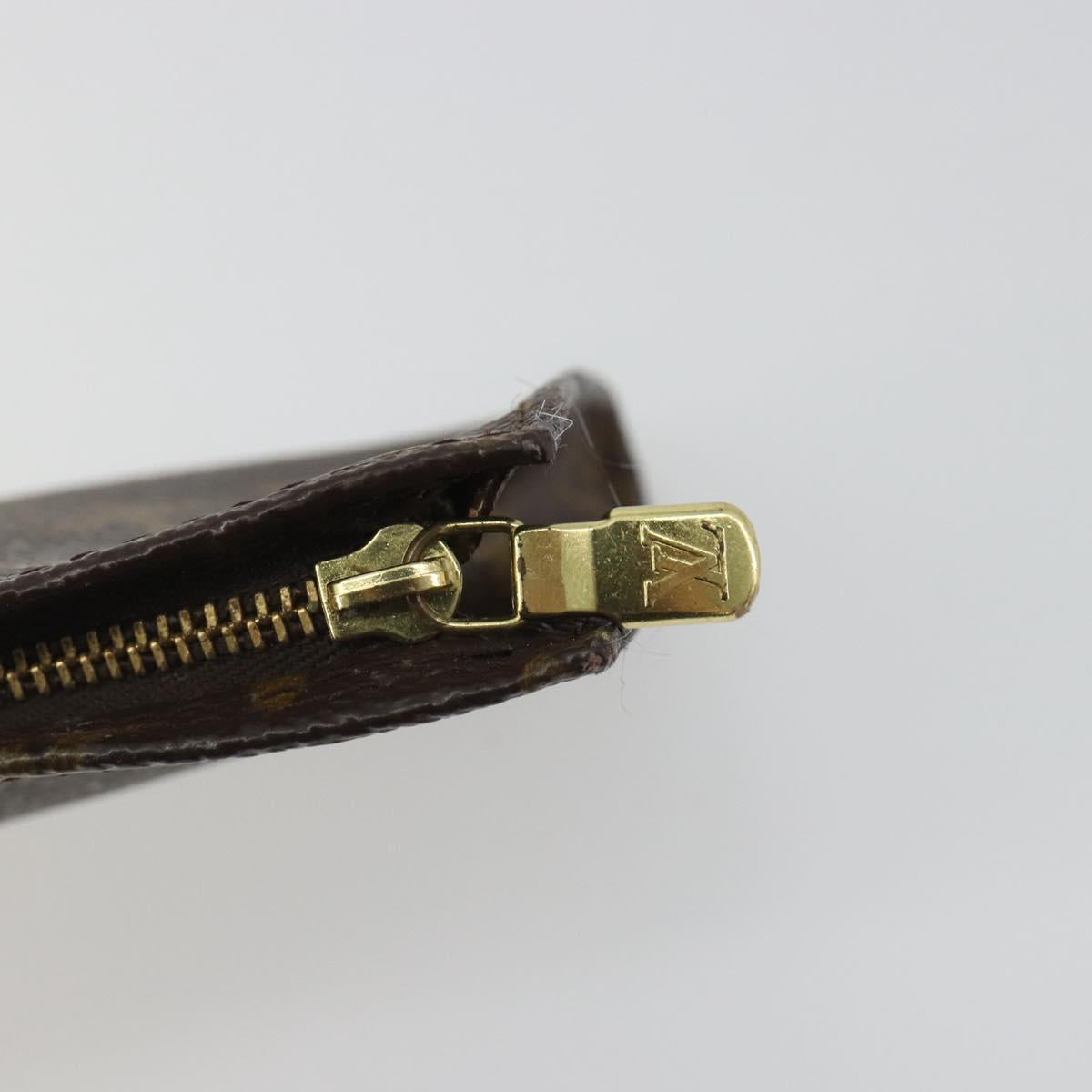 LOUIS VUITTON Monogram Bucket PM Accessory Pouch LV Auth ar14023