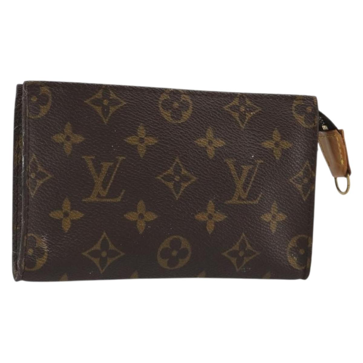 LOUIS VUITTON Monogram Bucket PM Accessory Pouch LV Auth ar14023